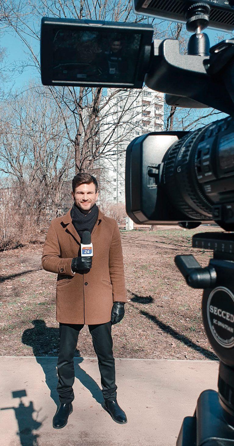 Mariusz Rusin - prezenter News 24