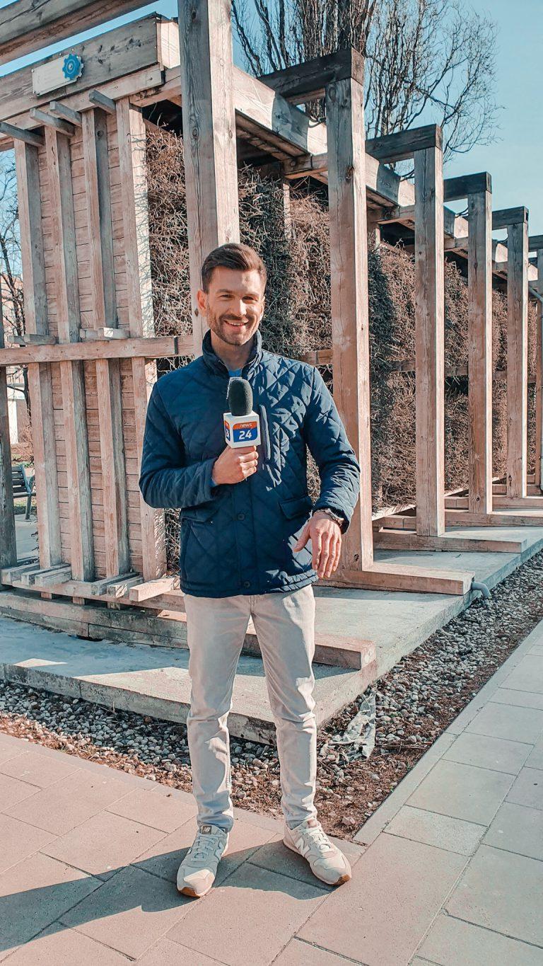 Mariusz Rusin - prezenter w News 24