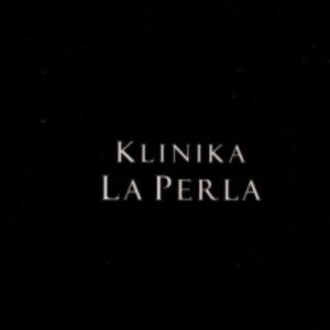 Logo Klinika La Perla – konferansjer Mariusz Rusin, uroczyste otwarcie kliniki medycyny estetycznej i event promocyjny