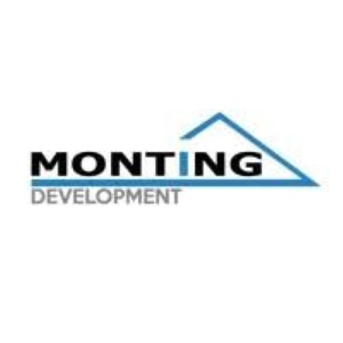 Logo Monting Development – konferansjer Mariusz Rusin, prowadzenie dni otwartych i eventów deweloperskich